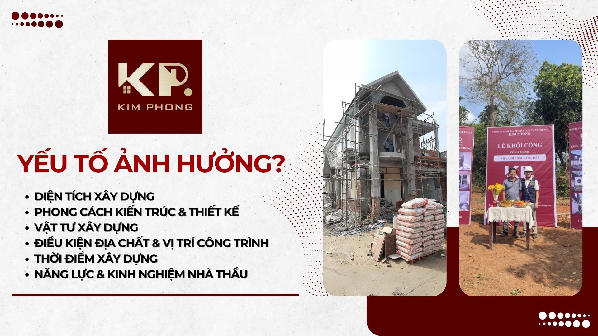 Yếu Tố Ảnh Hưởng Đến Dự Toán Chi Phí Xây Nhà