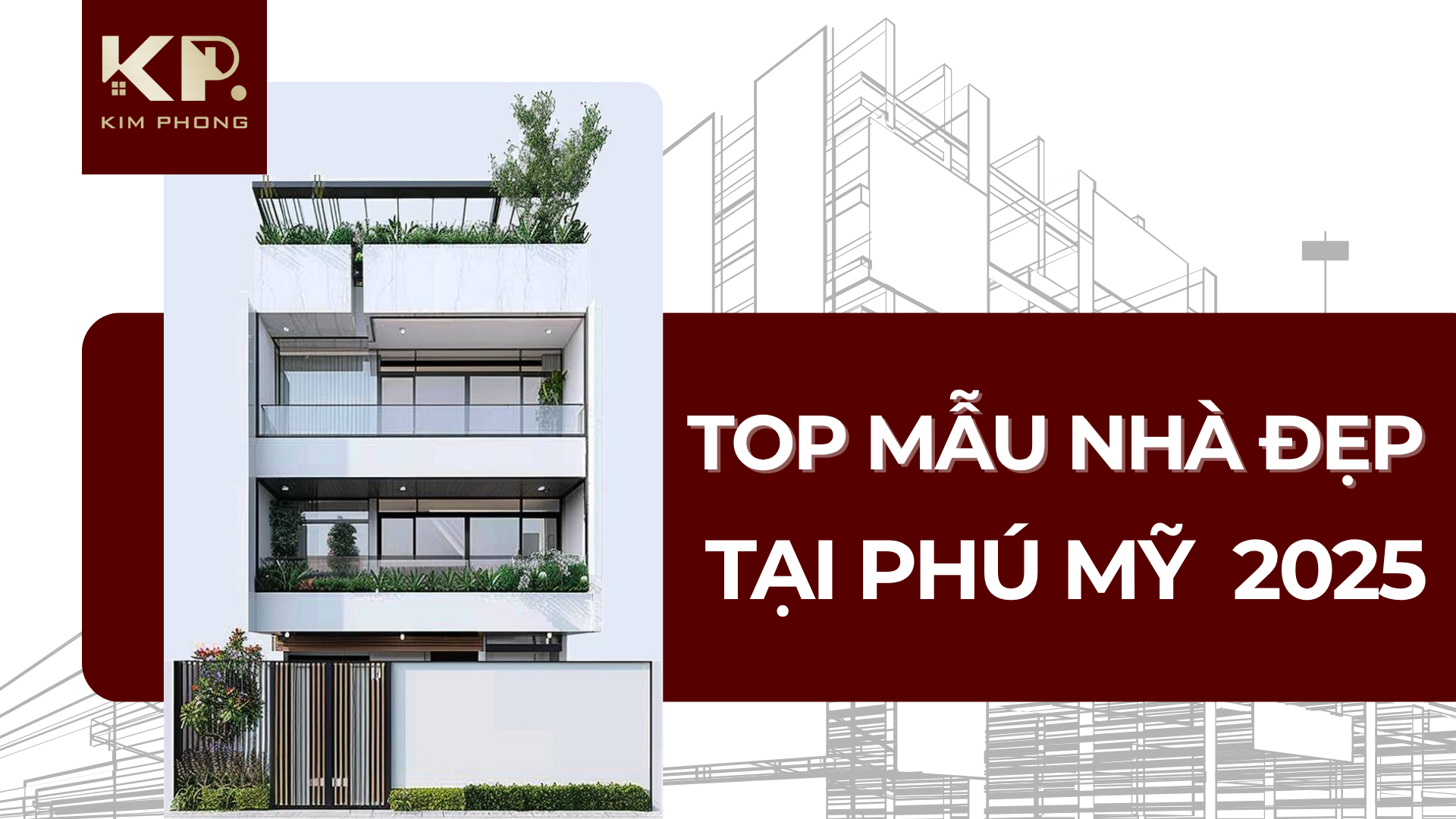 Top Mẫu Nhà Đẹp Tại Phú Mỹ Năm 2025