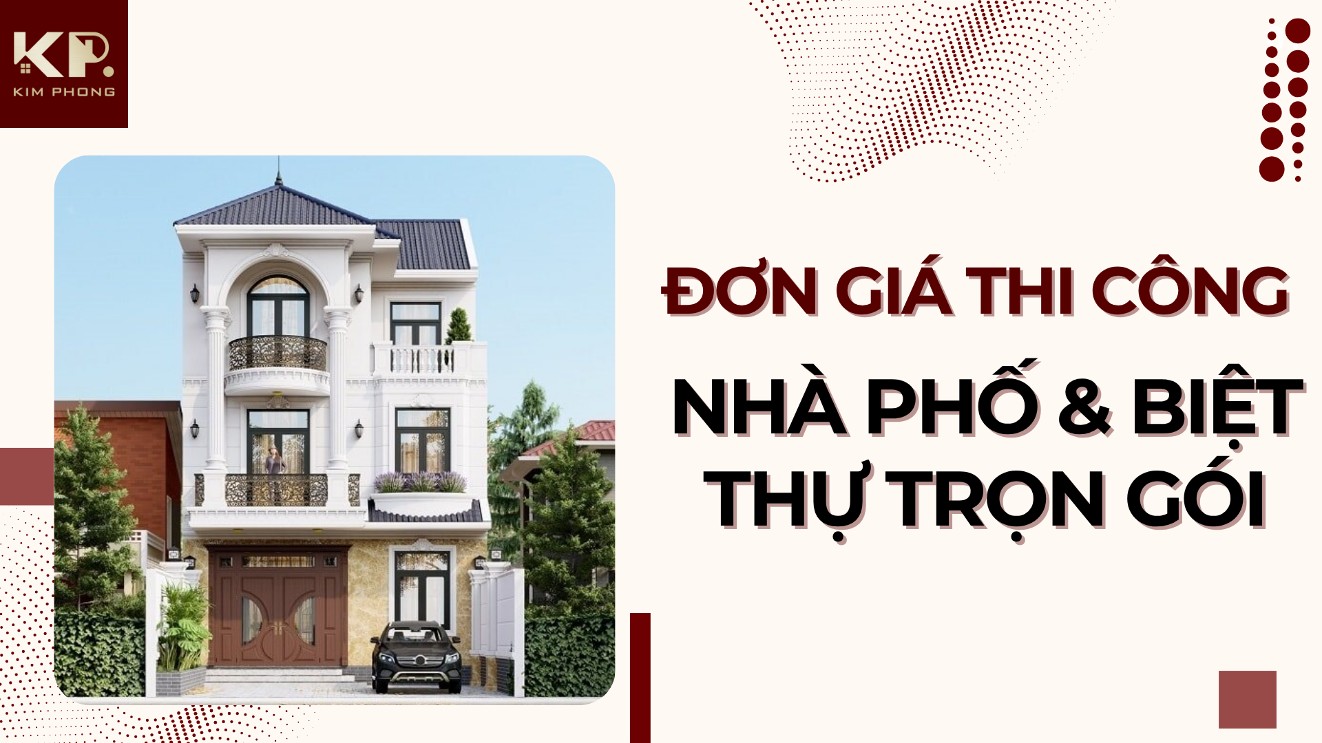 Đơn Giá Thi Công Nhà Phố Thi Công Biệt Thự Trọn Gói tại Phú Mỹ